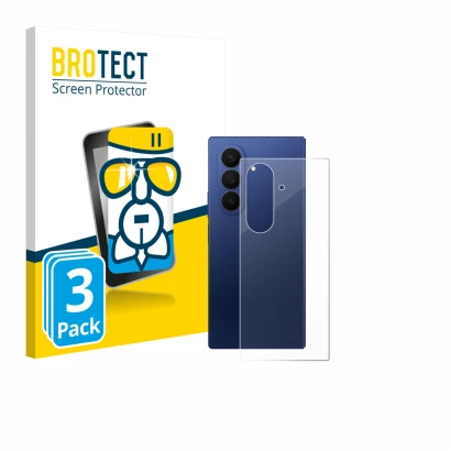 Parte frontale di una confezione del prodotto con il logo del marchio BROTECT. Accanto è raffigurato il dispositivo Samsung Ga