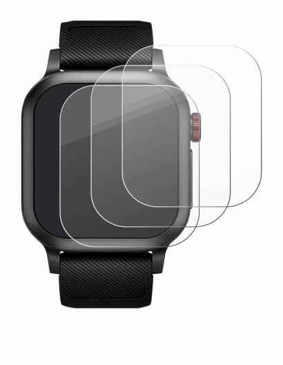 Immagine del dispositivo Haylou Iron Neo 1.95" con un'ampia varietà di protezioni per lo schermo.