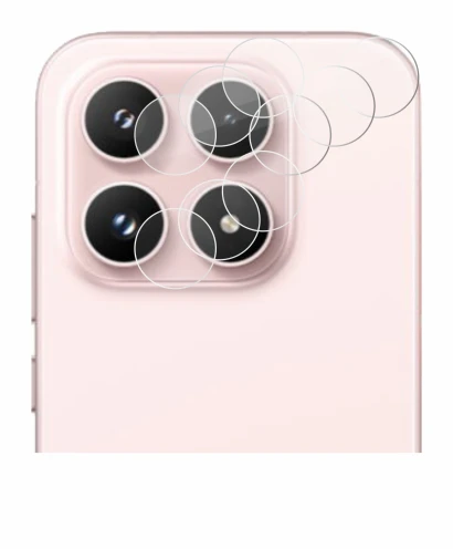Immagine del dispositivo Xiaomi 17 (SOLO Fotocamera) con un'ampia varietà di protezioni per lo schermo.