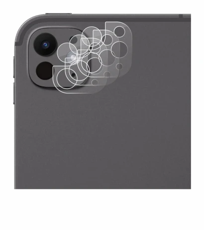 Immagine del dispositivo Apple iPad Pro 13" 2025 (SOLO Fotocamera) con un'ampia varietà di protezioni per lo schermo.