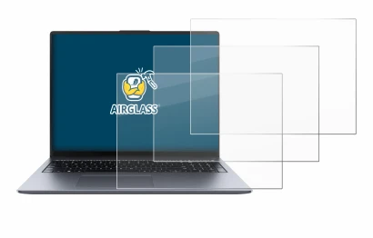 Immagine del dispositivo Huawei MateBook D 16 2024 con un'ampia varietà di protezioni per lo schermo.