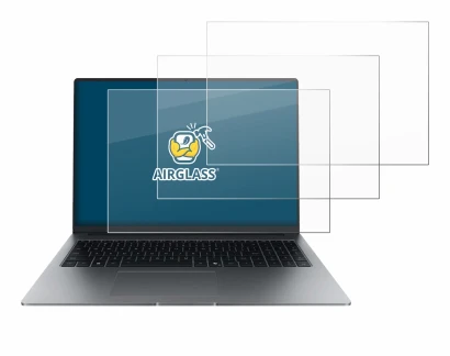 Immagine del dispositivo Honor MagicBook X16 Plus 2025 con un'ampia varietà di protezioni per lo schermo.