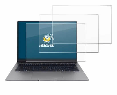 Immagine del dispositivo Honor MagicBook X14 Plus 2025 con un'ampia varietà di protezioni per lo schermo.