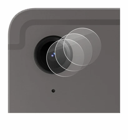 Immagine del dispositivo Samsung Galaxy Tab S9 FE (SOLO Fotocamera) con un'ampia varietà di protezioni per lo schermo.