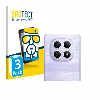 Parte frontale di una confezione del prodotto con il logo del marchio BROTECT. Accanto è raffigurato il dispositivo Xiaomi Red