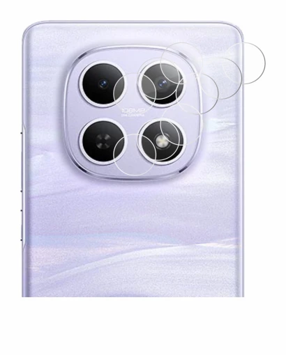 Immagine del dispositivo Xiaomi Redmi Note 15 (SOLO Camera) con un'ampia varietà di protezioni per lo schermo.