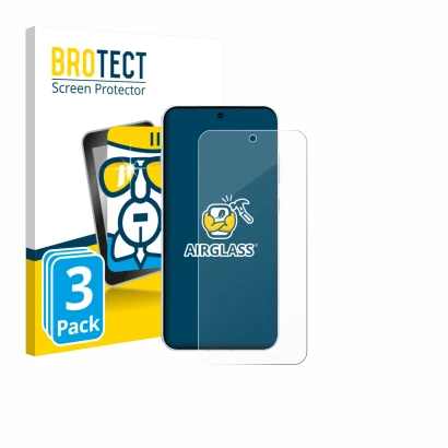 Parte frontale di una confezione del prodotto con il logo del marchio BROTECT. Accanto è raffigurato il dispositivo Oppo Find 