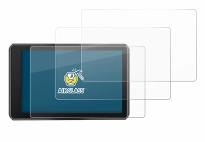 Immagine del dispositivo Garmin zumo XT3 4.7" con un'ampia varietà di protezioni per lo schermo.