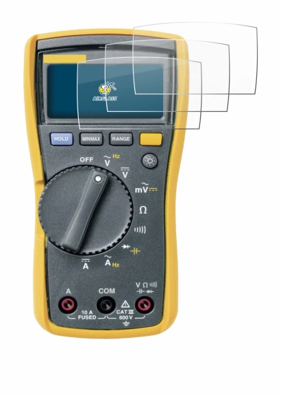 Immagine del dispositivo Fluke MultiMeter 113 con un'ampia varietà di protezioni per lo schermo.