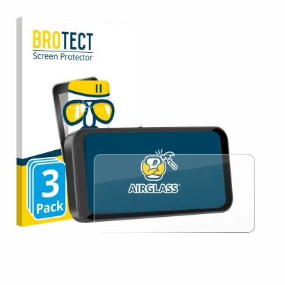 Parte frontale di una confezione del prodotto con il logo del marchio BROTECT. Accanto è raffigurato il dispositivo Carpuride 