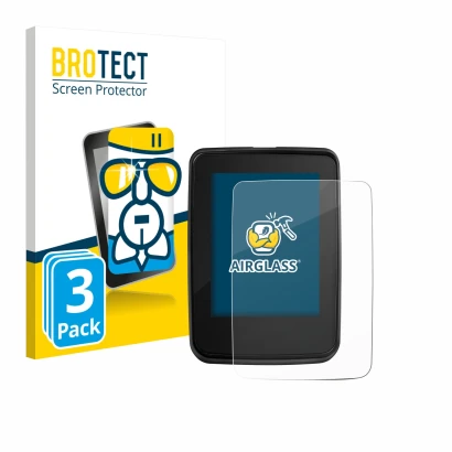 Parte frontale di una confezione del prodotto con il logo del marchio BROTECT. Accanto è raffigurato il dispositivo Giant Ride