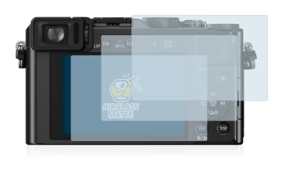 Immagine del dispositivo Panasonic Lumix DMC-LX100 con un'ampia varietà di protezioni per lo schermo.