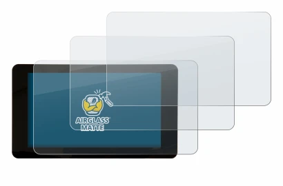 Immagine del dispositivo Raspberry Pi Touchscreen 7" con un'ampia varietà di protezioni per lo schermo.