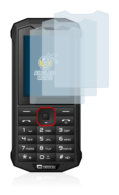 Immagine del dispositivo Crosscall Spider X4 con un'ampia varietà di protezioni per lo schermo.