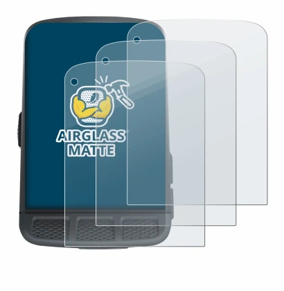 Immagine del dispositivo Wahoo Elemnt Roam con un'ampia varietà di protezioni per lo schermo.