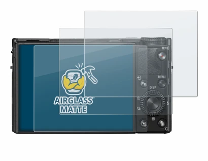 Immagine del dispositivo Sony Cyber-Shot DSC-RX100 VII con un'ampia varietà di protezioni per lo schermo.