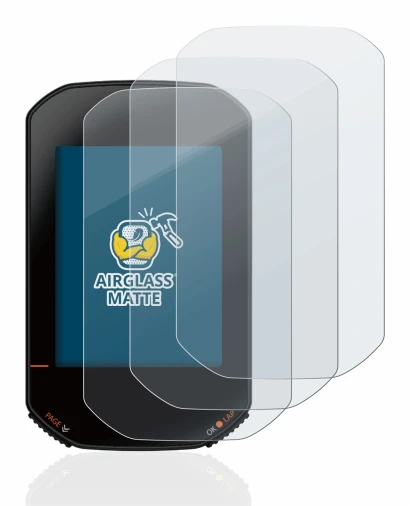 Immagine del dispositivo Bryton Rider 420 con un'ampia varietà di protezioni per lo schermo.