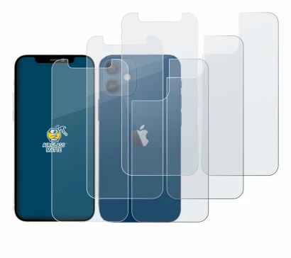 Immagine del dispositivo Apple iPhone 12 mini (Fronte+Retro) con un'ampia varietà di protezioni per lo schermo.