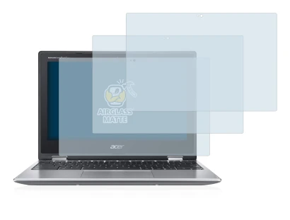 Immagine del dispositivo Acer Chromebook Spin 311 con un'ampia varietà di protezioni per lo schermo.