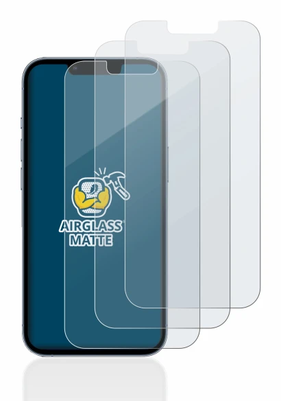 Immagine del dispositivo Apple iPhone 13 Pro con un'ampia varietà di protezioni per lo schermo.