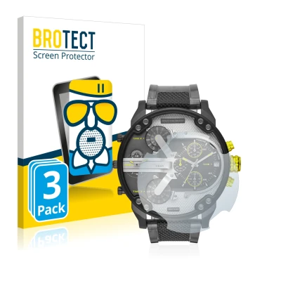 Parte frontale di una confezione del prodotto con il logo del marchio BROTECT. Accanto è raffigurato il dispositivo Diesel DZ7