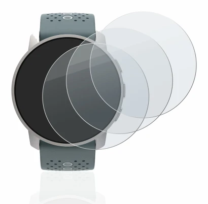 Immagine del dispositivo Suunto 9 Peak con un'ampia varietà di protezioni per lo schermo.