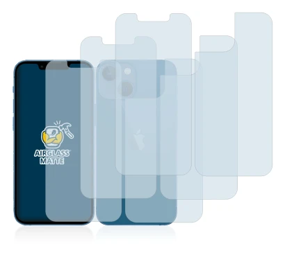 Immagine del dispositivo Apple iPhone 13 mini (Fronte+Retro) con un'ampia varietà di protezioni per lo schermo.