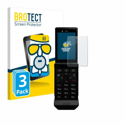 Parte frontale di una confezione del prodotto con il logo del marchio BROTECT. Accanto è raffigurato il dispositivo Caterpilla