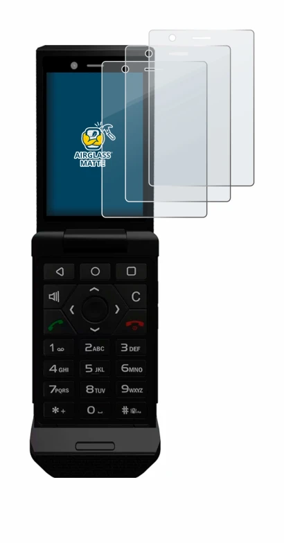 Immagine del dispositivo Caterpillar Cat S22 Flip con un'ampia varietà di protezioni per lo schermo.