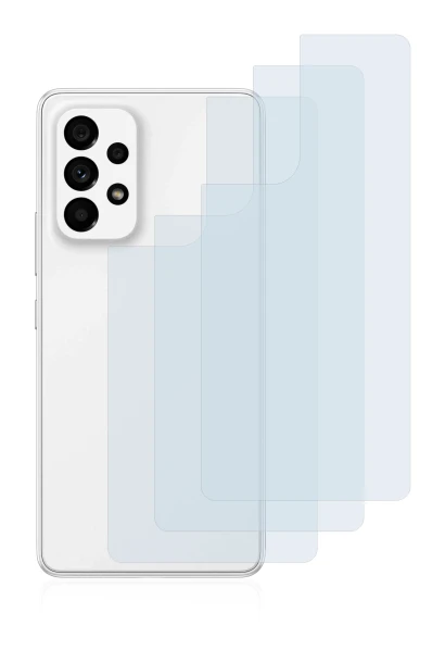 Immagine del dispositivo Samsung Galaxy A53 5G (Posteriore) con un'ampia varietà di protezioni per lo schermo.