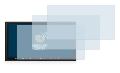 Immagine del dispositivo Alpine iLX-W690D con un'ampia varietà di protezioni per lo schermo.