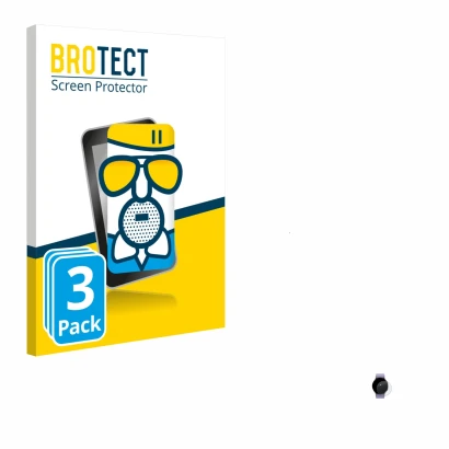 Parte frontale di una confezione del prodotto con il logo del marchio BROTECT. Accanto è raffigurato il dispositivo Samsung Ga