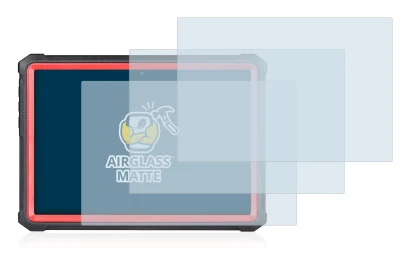 Immagine del dispositivo Launch X-431 PRO3S+ V2.0 con un'ampia varietà di protezioni per lo schermo.