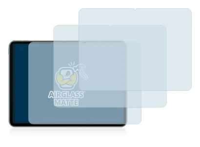 Immagine del dispositivo OnePlus Pad con un'ampia varietà di protezioni per lo schermo.