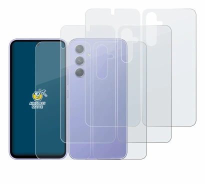 Immagine del dispositivo Samsung Galaxy A54 5G (Fronte+Retro) con un'ampia varietà di protezioni per lo schermo.