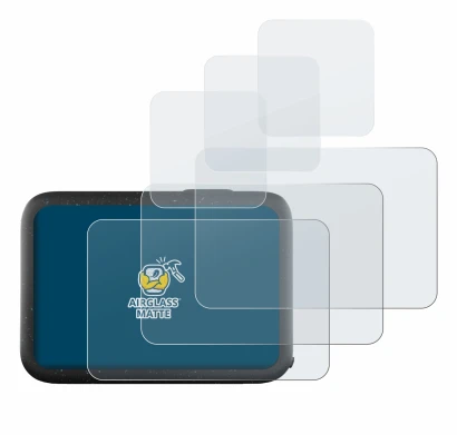 Immagine del dispositivo GoPro Hero 12 Black con un'ampia varietà di protezioni per lo schermo.