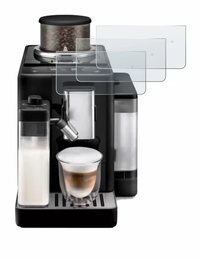 Immagine del dispositivo DeLonghi Rivelia con un'ampia varietà di protezioni per lo schermo.