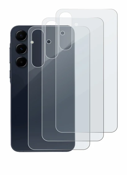Immagine del dispositivo Samsung Galaxy A55 5G (Posteriore) con un'ampia varietà di protezioni per lo schermo.