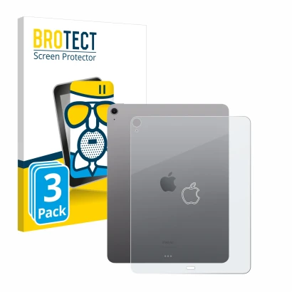 Parte frontale di una confezione del prodotto con il logo del marchio BROTECT. Accanto è raffigurato il dispositivo Apple iPad