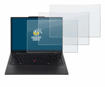 Immagine del dispositivo Lenovo ThinkPad T14s Gen 6 con un'ampia varietà di protezioni per lo schermo.