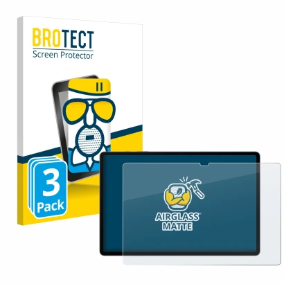 Parte frontale di una confezione del prodotto con il logo del marchio BROTECT. Accanto è raffigurato il dispositivo Samsung Ga