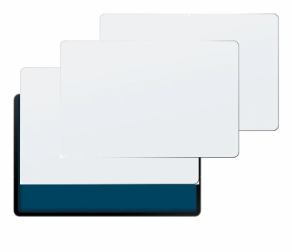 Immagine del dispositivo Samsung Galaxy Tab S10 FE+ 5G con un'ampia varietà di protezioni per lo schermo.