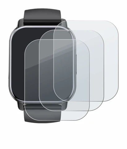 Immagine del dispositivo Poounur T80 1.95" con un'ampia varietà di protezioni per lo schermo.