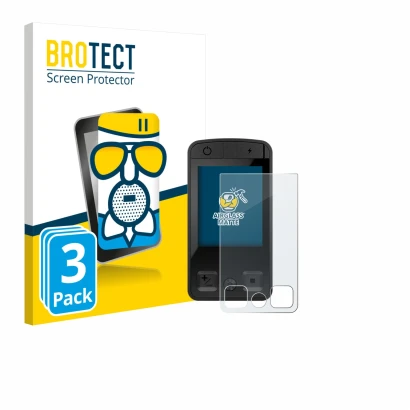 Parte frontale di una confezione del prodotto con il logo del marchio BROTECT. Accanto è raffigurato il dispositivo Bosch Kiox