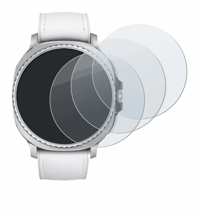 Immagine del dispositivo Samsung Galaxy Watch 8 Classic (46 mm) con un'ampia varietà di protezioni per lo schermo.