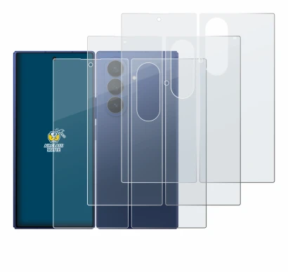 Immagine del dispositivo Samsung Galaxy Z Fold 7 (Fronte+Retro) con un'ampia varietà di protezioni per lo schermo.
