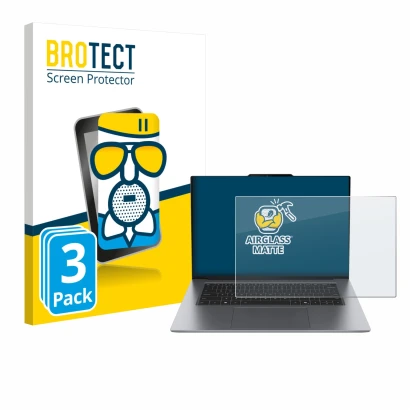 Parte frontale di una confezione del prodotto con il logo del marchio BROTECT. Accanto è raffigurato il dispositivo Lenovo Thi