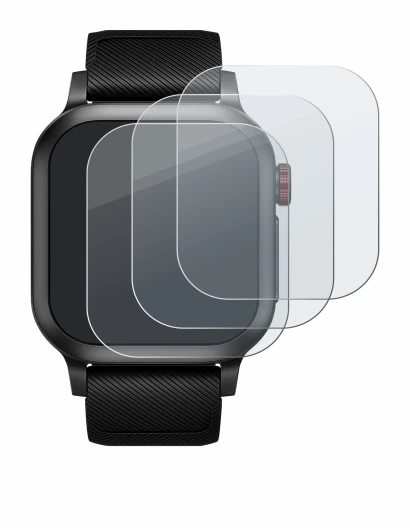 Immagine del dispositivo Haylou Iron Neo 1.95" con un'ampia varietà di protezioni per lo schermo.