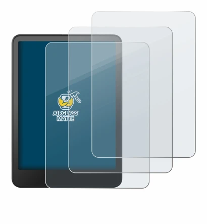Immagine del dispositivo Amazon Kindle Colorsoft con un'ampia varietà di protezioni per lo schermo.