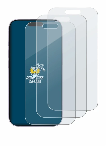 Immagine del dispositivo Apple iPhone 17 con un'ampia varietà di protezioni per lo schermo.